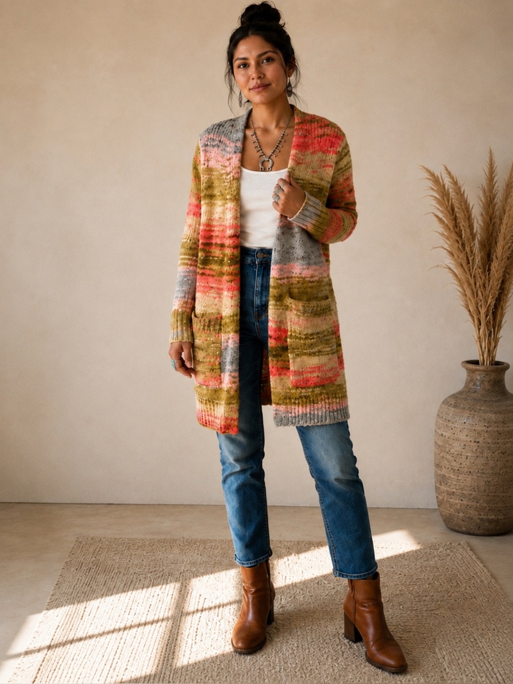 I.STATE Cozy Fall Chunky Knit Long Cardigan